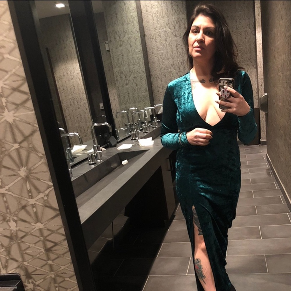 Crushed Velvet Forever 21 Dress